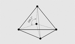 Рис. 4.16. Тетраэдр и тетраэдрический угол