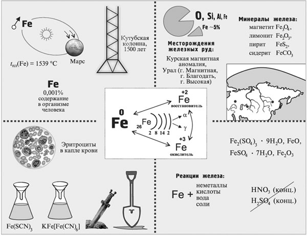 Рис. 6. Опорный конспект «Железо»