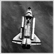 Американский космический корабль многоразового использования «Шаттл» на орбите