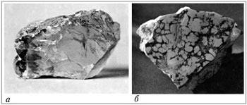 Драгоценные камни – минералы алюминия: а – топаз; б – бирюза