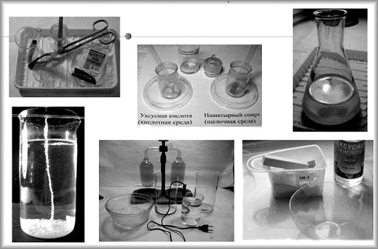 Фотографии из «Альбома химических опытов»
