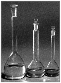 Мерные колбы для приготовления растворов определенной молярной концентрации смол