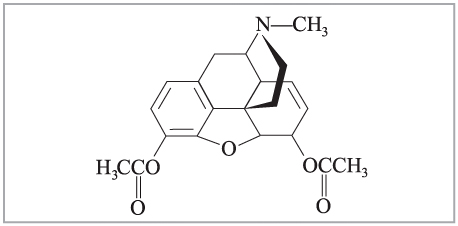 Структурная формула героина
