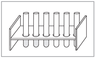 Штатив для пробирок рисунок