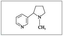 Никотин (пиридин-3-N-метилпирролидин)