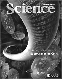 Обложка журнала Science от 19 декабря 2008 года